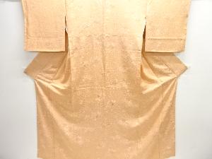 辻ヶ花模様織り出し色無地着物